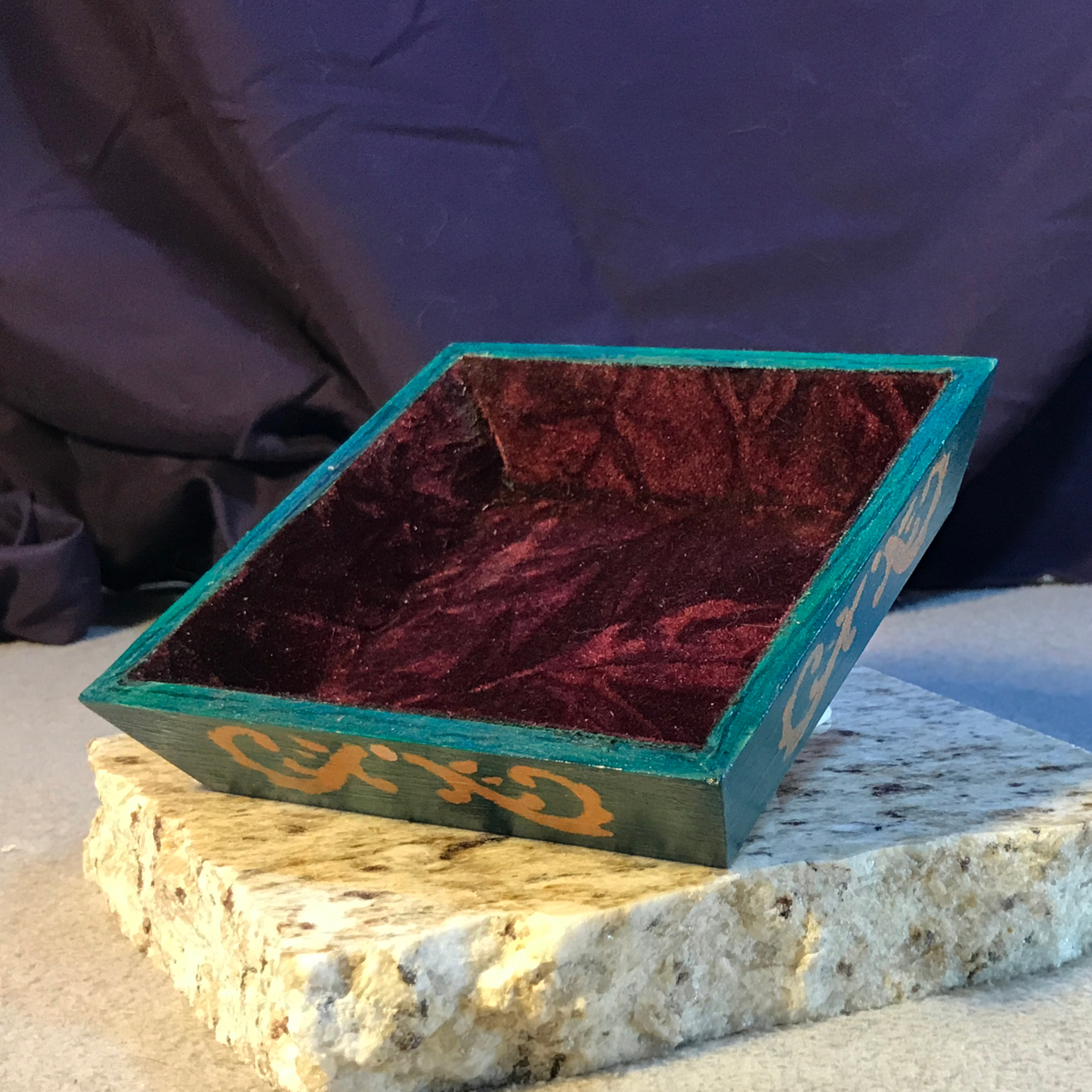 Gilded Small Gaming Token Trays